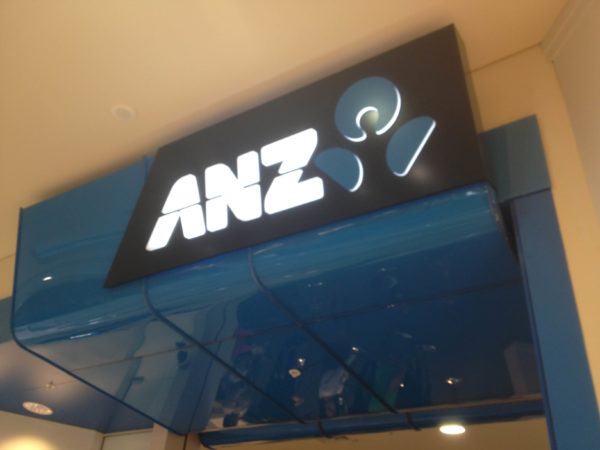 ANZ 3D sign