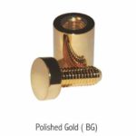 Brass Flat Top Polished Gold