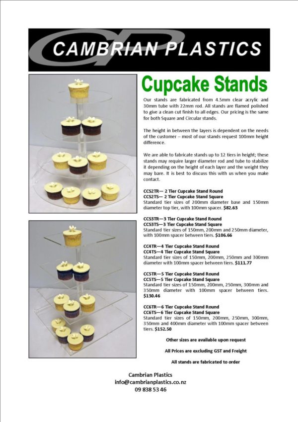 Cupcake Stands Flyer