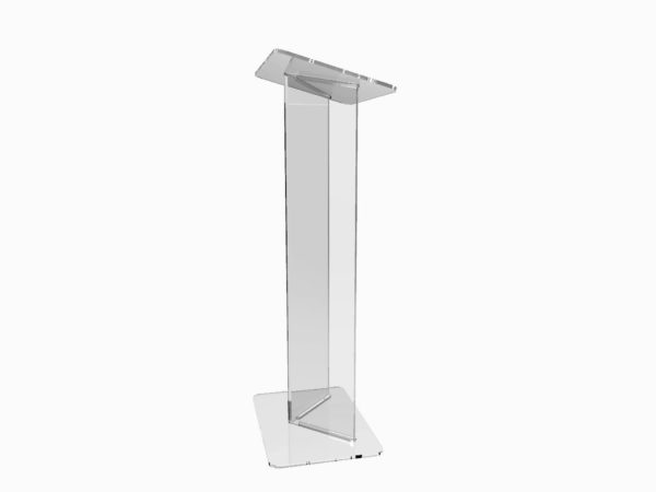 Simple Acrylic Lectern 2 NZ made - Cambrian Plastics