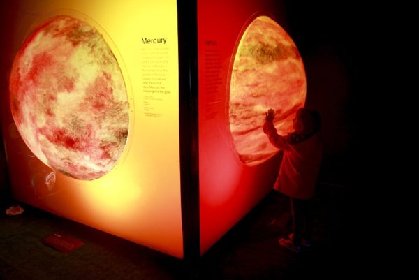 Clear Polycarbonate Museum Display