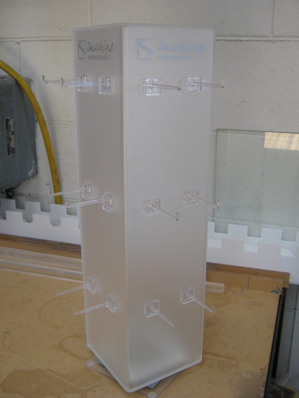 Frosted Rotating Counter Stand - Image 2