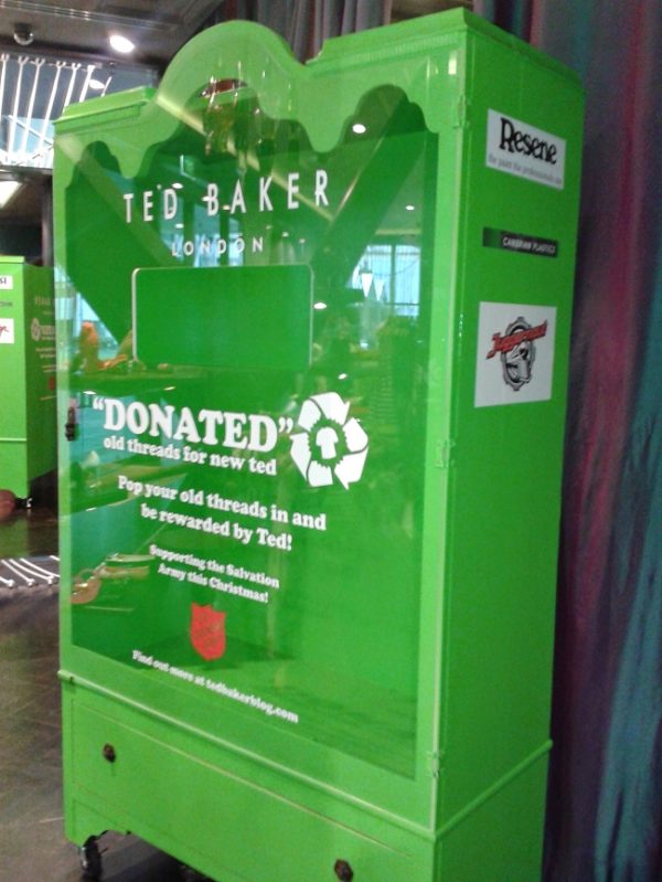 Donation Box Floor Mounted