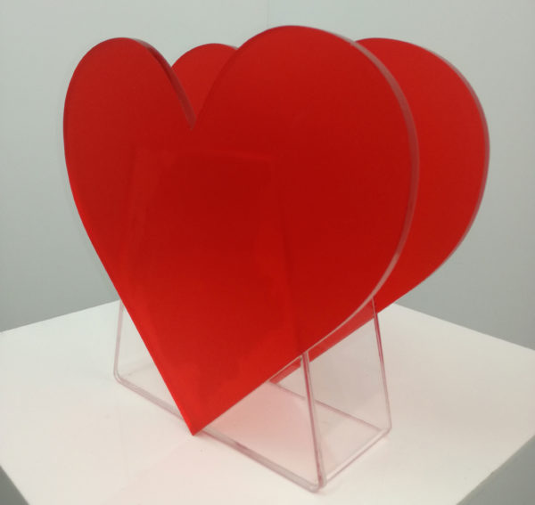 Double-sided Heart Shape Vase