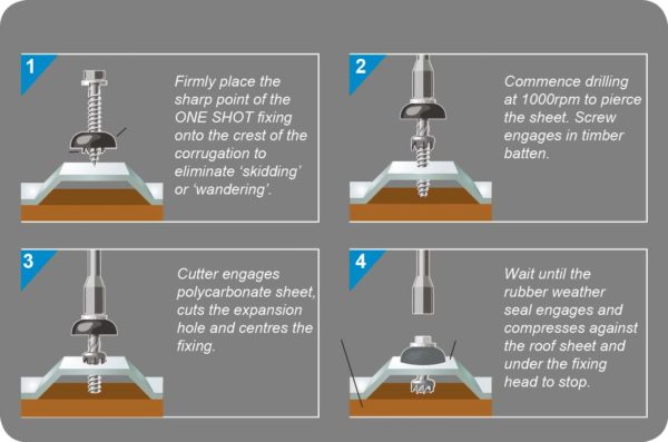 One Shot Timber Fasteners 12g x 50mm CL4 (50/250/1000) - Image 2