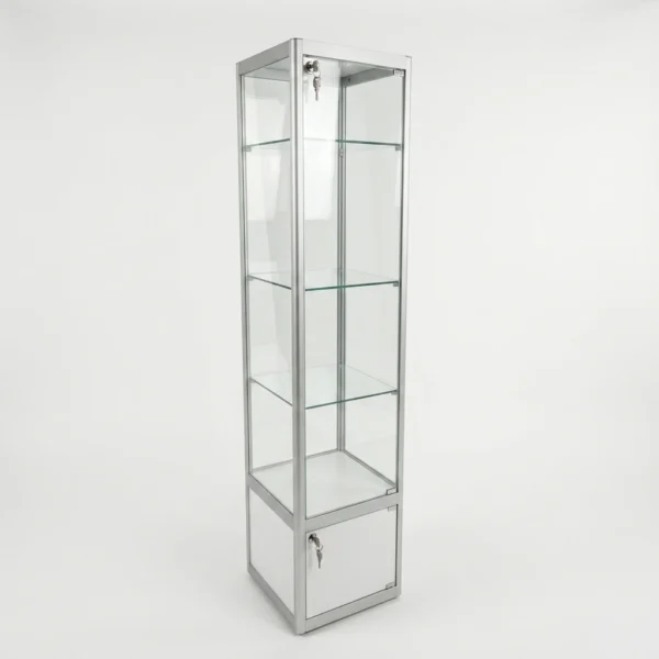 Glass-Silver-Cabinet-Display