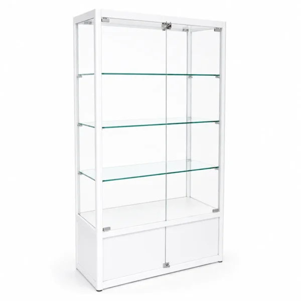 Display Cabinet Glass 1000w 400d 2000h (DUG204) - Image 3