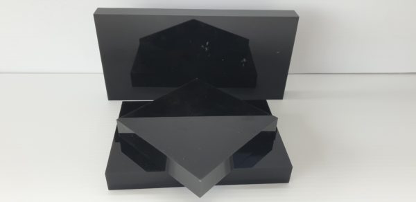 Acrylic Block Riser Black