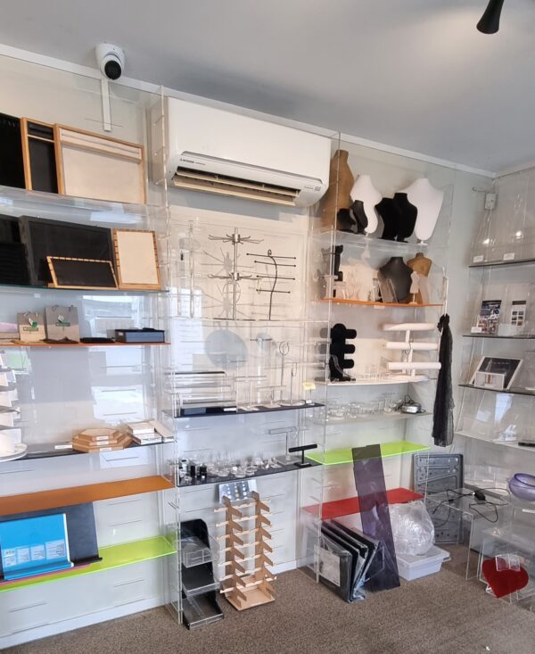 Acrylic Shelving Units